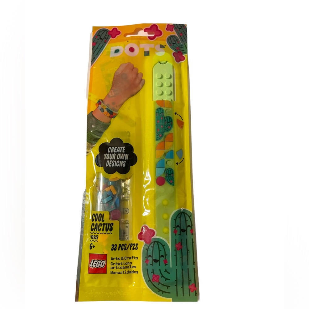 Lego Cool Cactus Create Your Own Designs Lime Green Bracelet Kit, 33 pieces